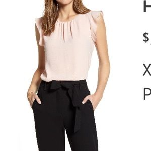 Halogen Ruffle Sleeve Top, size xxl